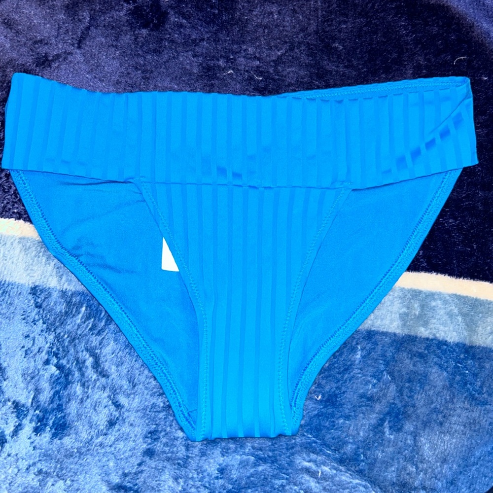 NWT American Eagle Aerie Blue Striped Bikini Swim Suit Choose Size XS